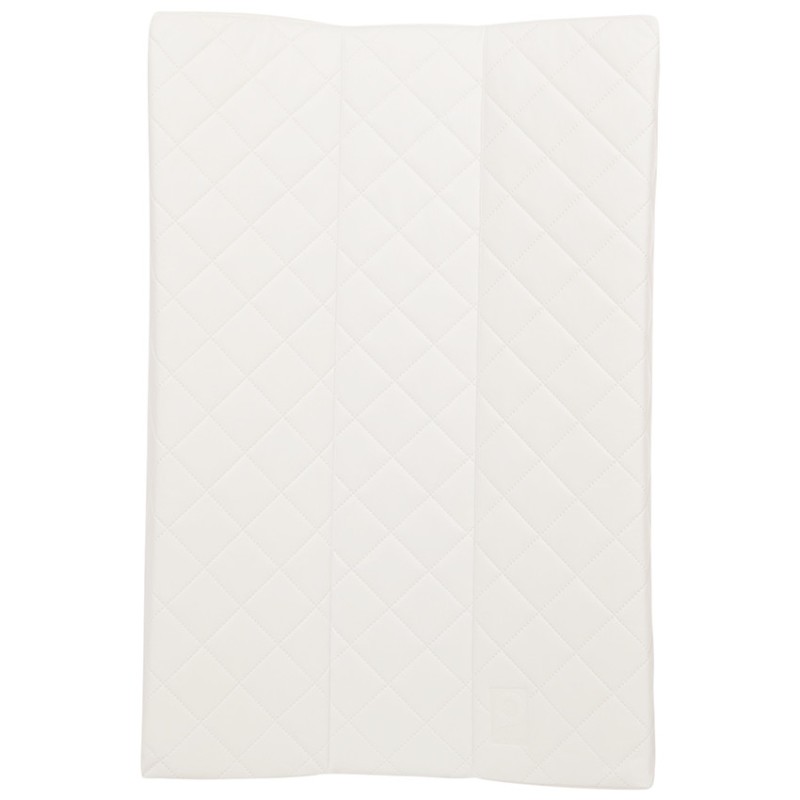 Matelas à langer effet matelassé 67 x 44 cm blanc