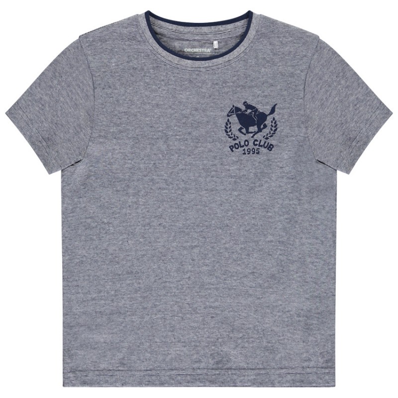 T-shirt manches courtes chiné fantaisie garçon