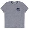 T-shirt manches courtes chiné fantaisie garçon