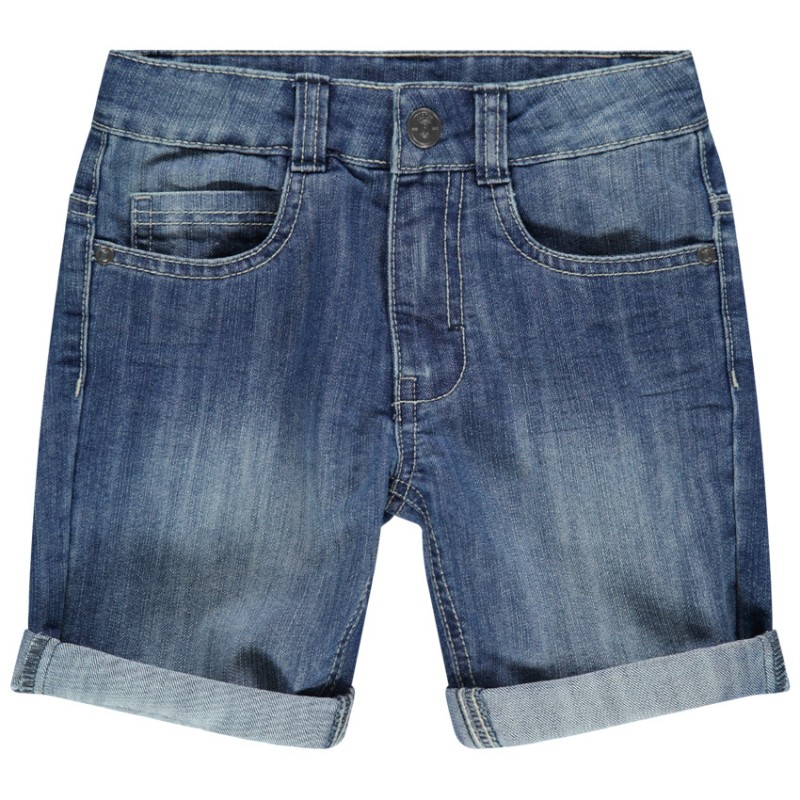 Bermuda en jean effet délavé garçon