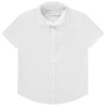 Chemise manches courtes blanche en coton