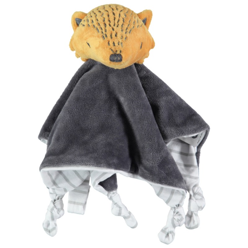 Doudou renard en velours