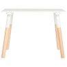 Table maternelle blanche