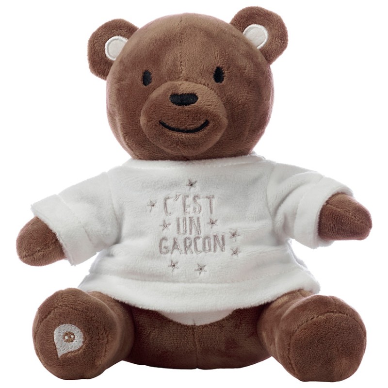 Habillage pour peluche annonce de naissance "c'est un garçon
