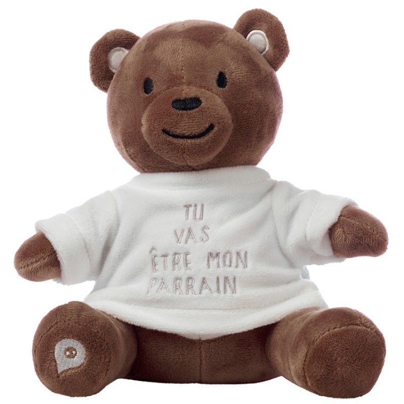 Habillage pour peluche annonce de naissance "tu vas être par