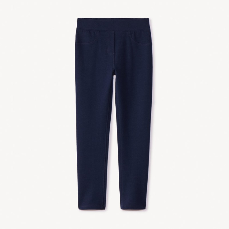 Jegging en molleton uni fille
