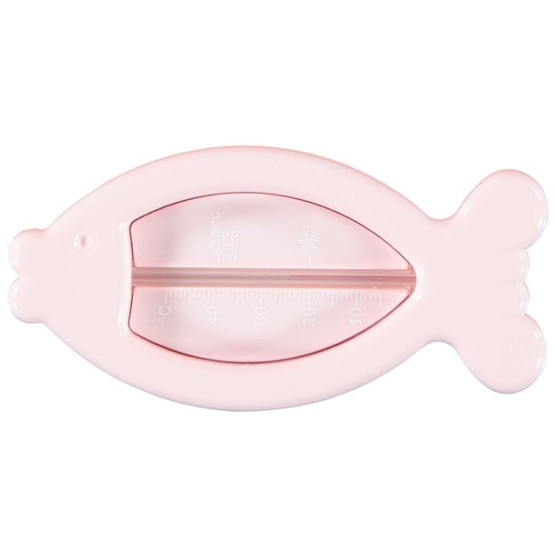 Thermomètre de bain forme poisson - Rose