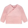Gilet en tricot style cache-coeur pour bébé prématuré