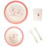 Coffret repas 5 pièces en mélamine - Ma petite fée
