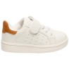 Baskets basses à scratch et lacets élastiqués garçon