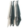Lot de 6 langes en coton 70 x 70 cm