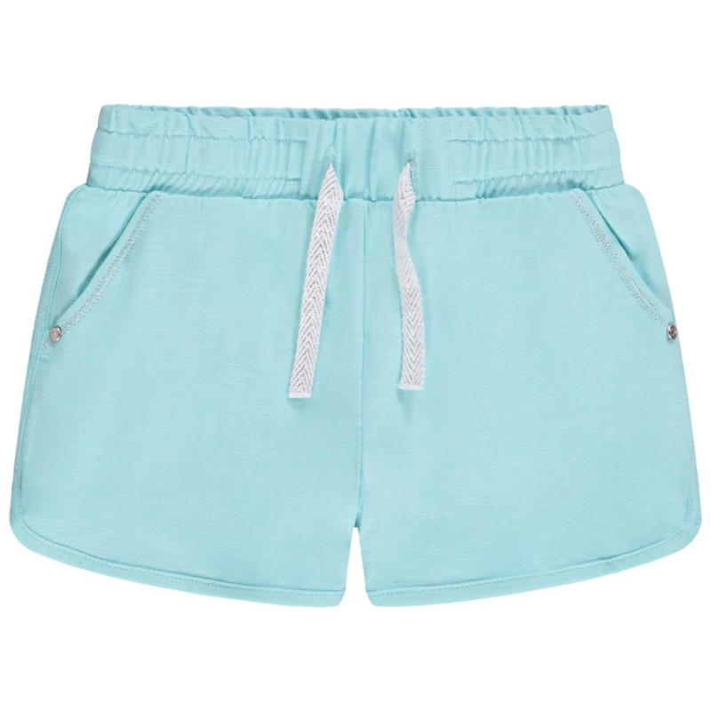 Short en jersey uni fille