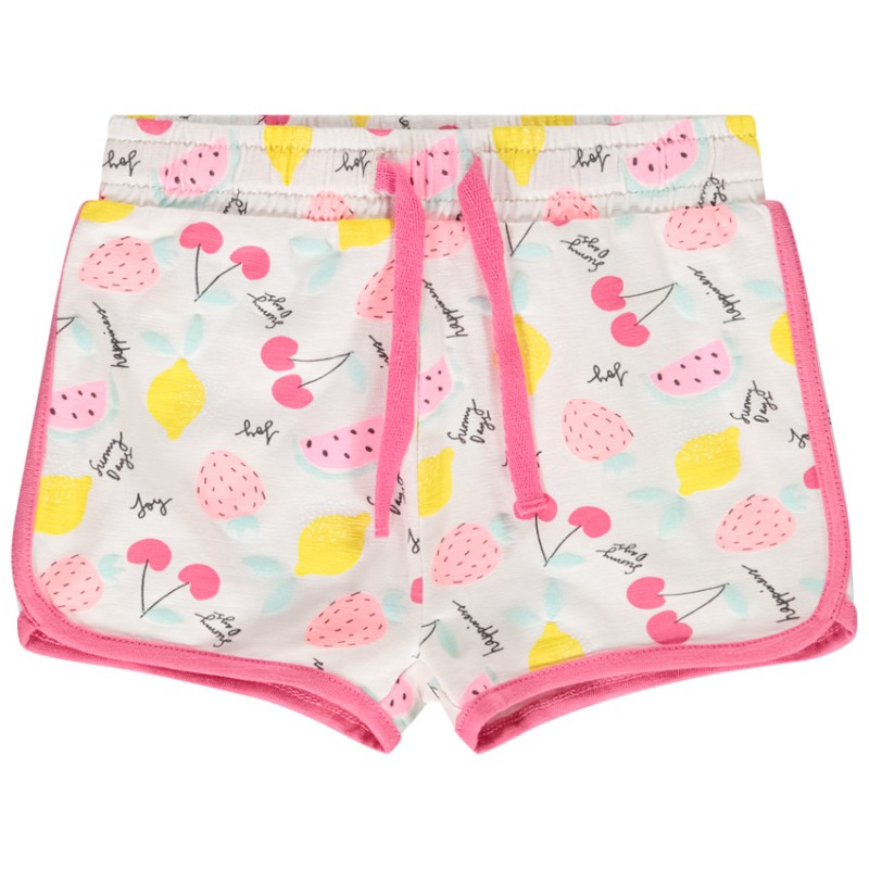 Short en jersey imprimé fantaisie pour bébé fille