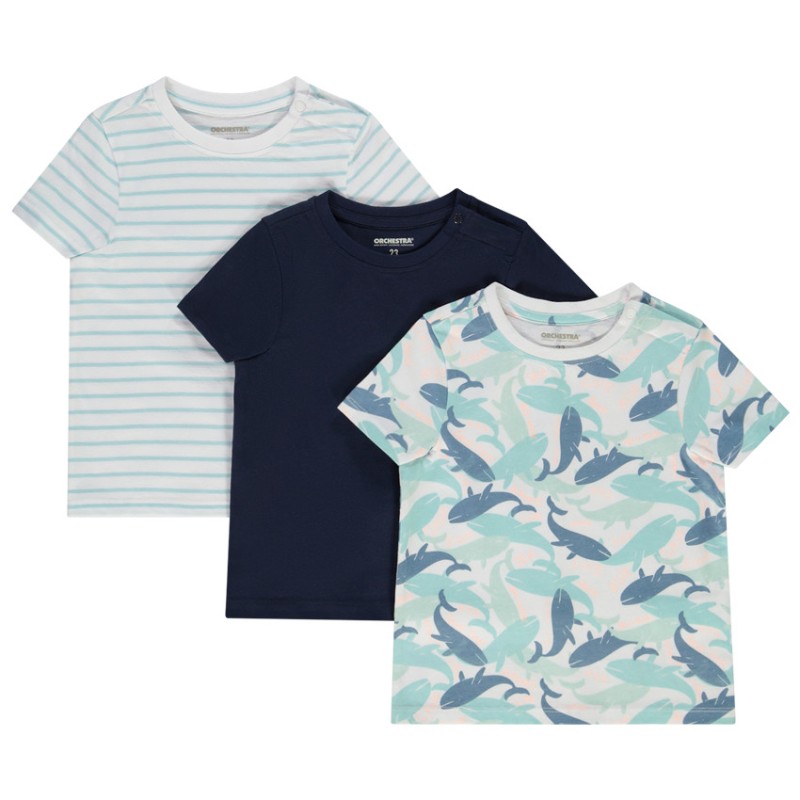Lot de 3 t-shirts en jersey pour bébé garçon