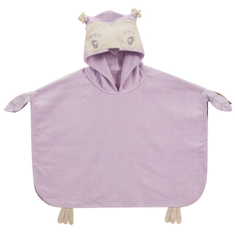 Poncho de bain Chouette