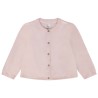 Gilet en tricot uni pour bébé fille