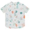 Chemise manches courtes imprimé feuillage pour bébé garçon