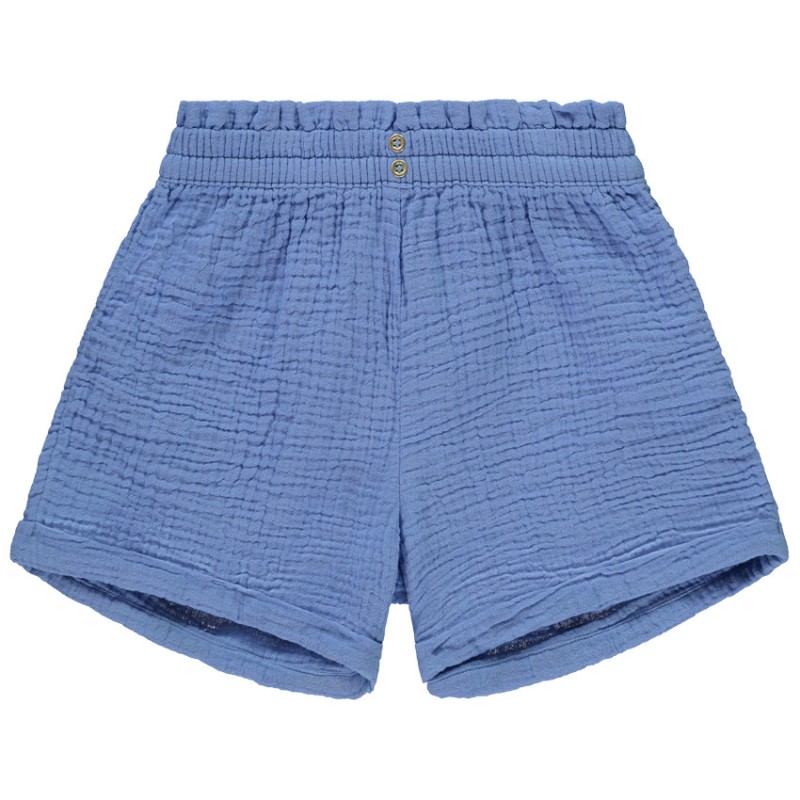Short uni en double gaze fille