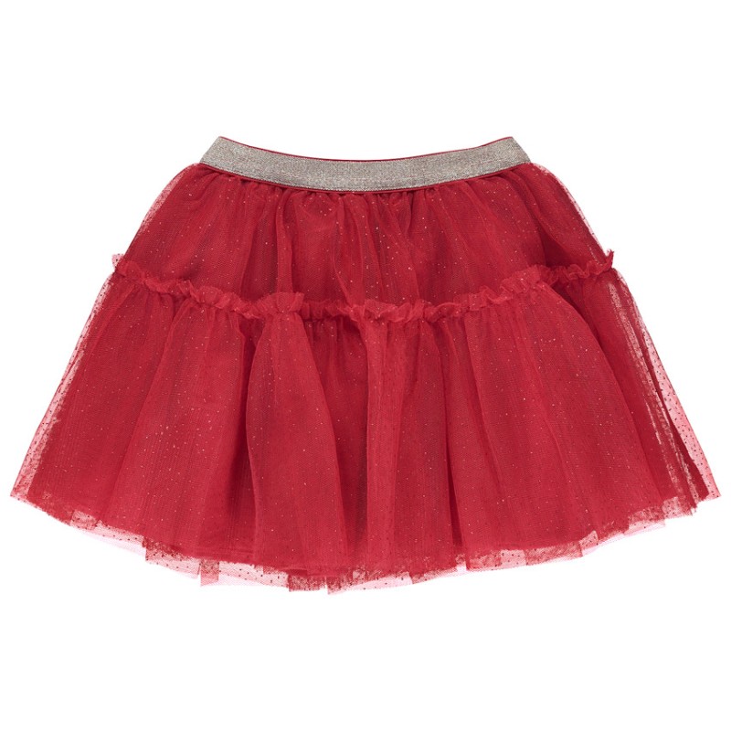 Jupe volantée en tulle pailleté pour bébé fille