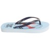 Tongs print surf garçon avec lanière selon l'âge