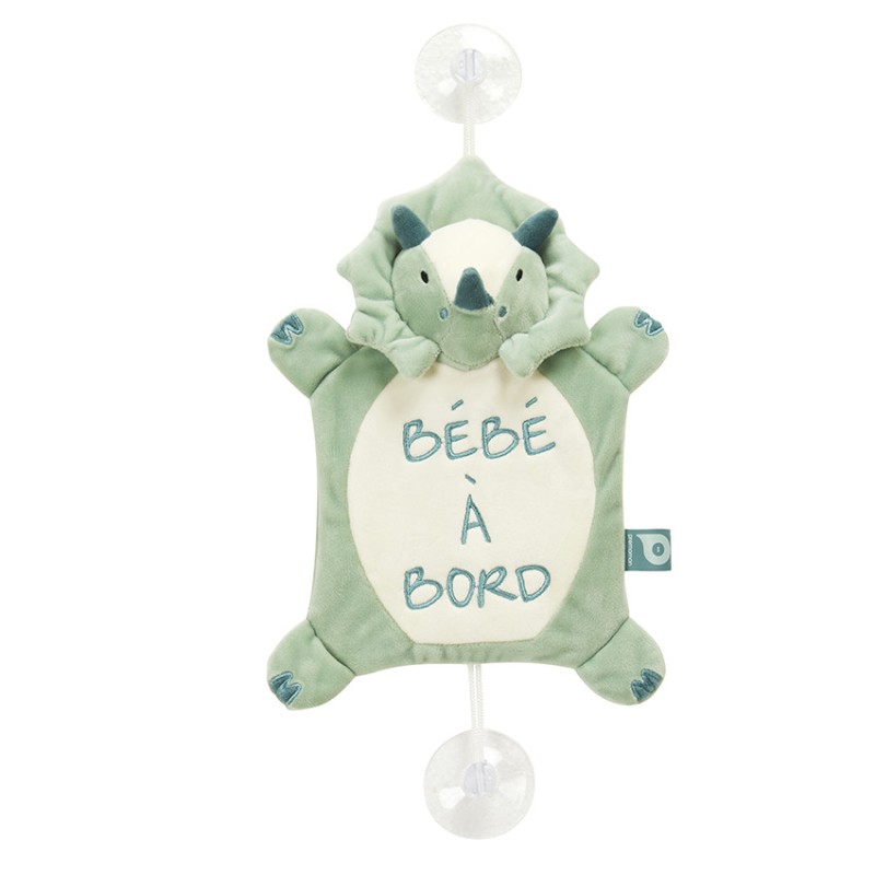 Bébé à bord ventouses Dino