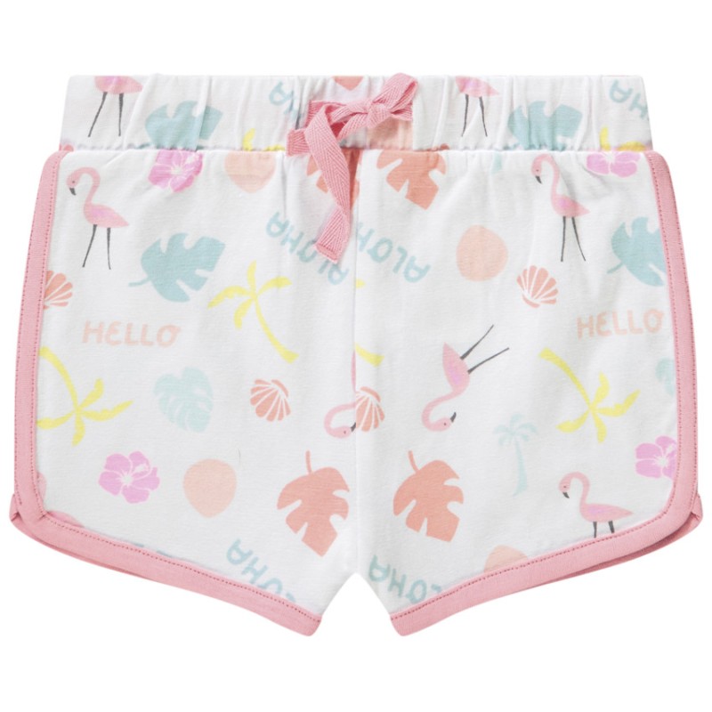 Short de sport imprimé fantaisie pour bébé fille