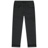 Pantalon slim uni effet crinkle garçon