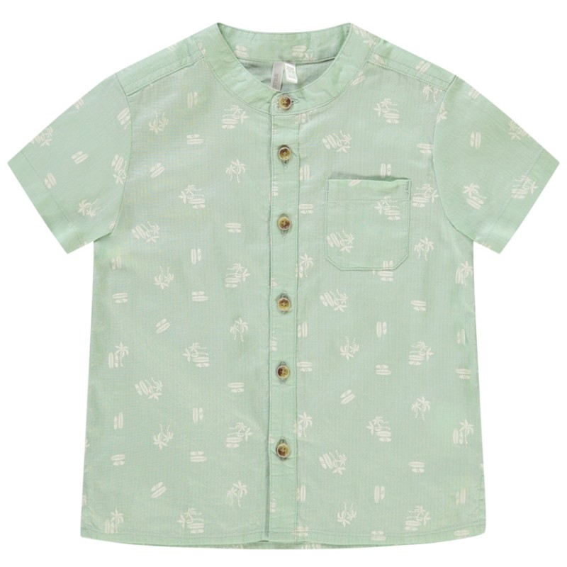 Chemise manches courtes imprimé surf pour bébé garçon
