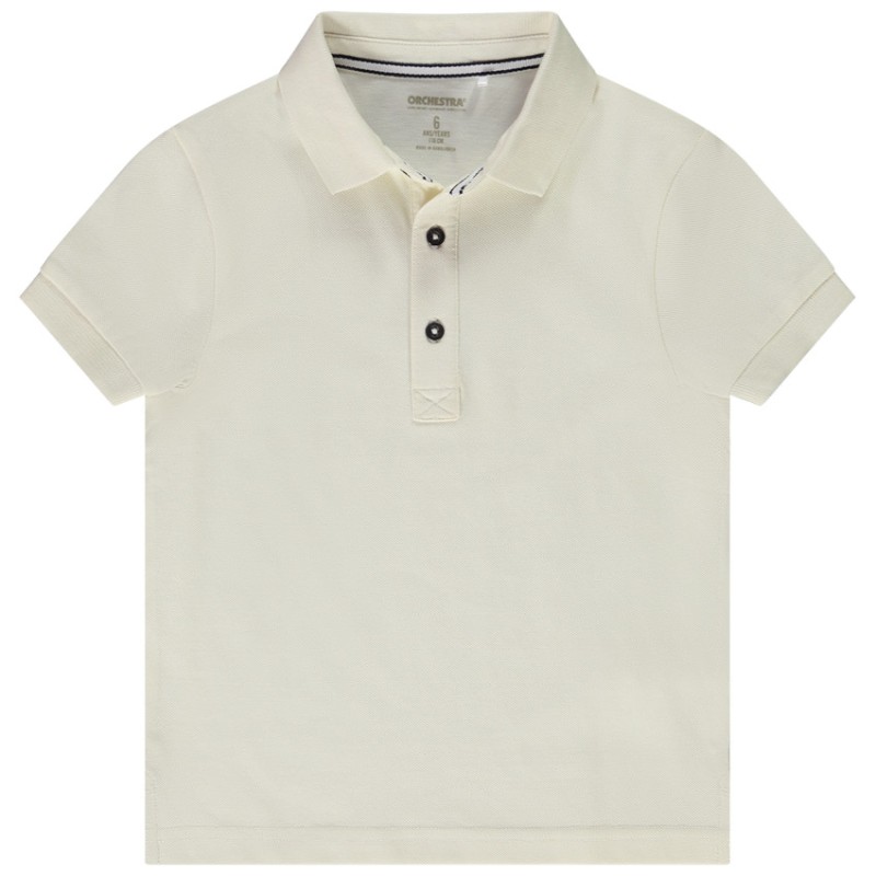 Polo manches courtes uni pour garçon