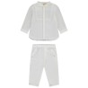 Ensemble de cérémonie 2 pièces avec plastron pour bébé garço