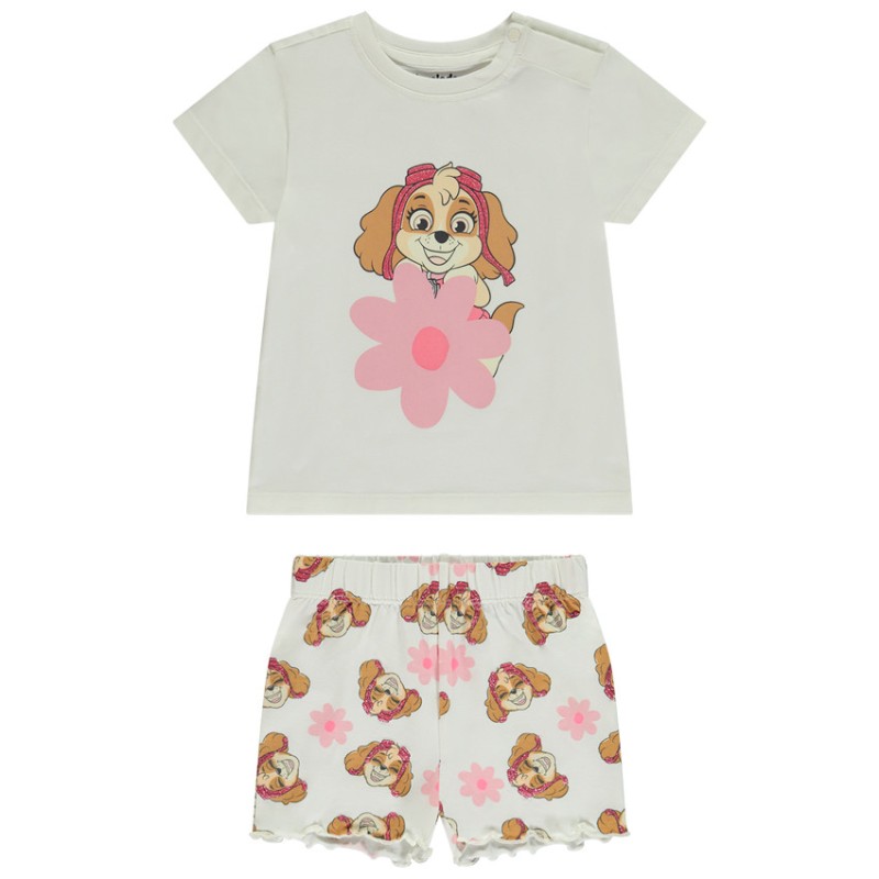 Set pyjama court Stella Pat'Patrouille pour bébé fille