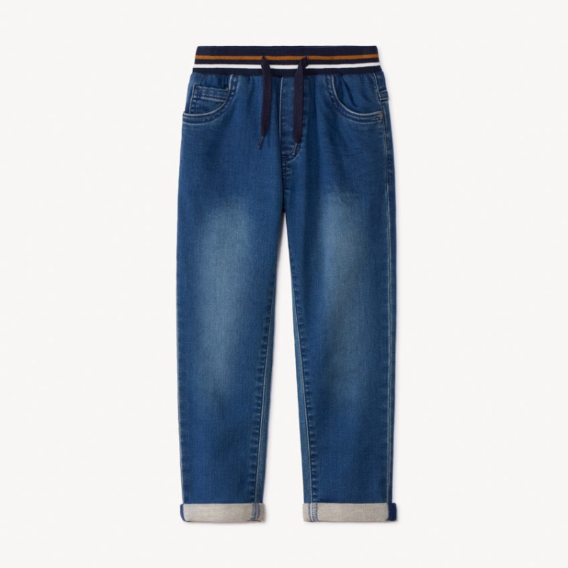 Jean style denim élastiqué garçon
