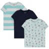 Lot de 3 t-shirts manches courtes unies et imprimées pour bé