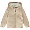 Coupe-vent en toile irisée et doublé sherpa pour fille