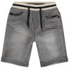 Bermuda effet jean avec taille fantaisie élastiquée garçon
