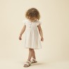 Robe manches courtes en broderie anglaise pour bébé fille