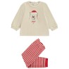 Pyjama 2 pièces de Noël pour bébé avec finitions différentes