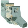 Lot de 3 paires de chaussettes motifs feuillage pour bébé ga