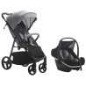Poussette duo Essential avec siège-auto i-Size noir/gris