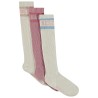 Lot de 3 paires de chaussettes hautes côtelées pour filles