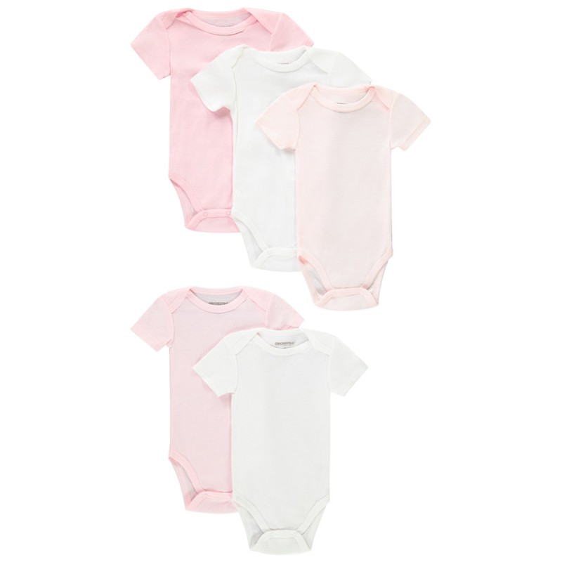 Lot de 5 bodies manches courtes