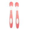 Lot de 2 cuillères thermosensibles Rose