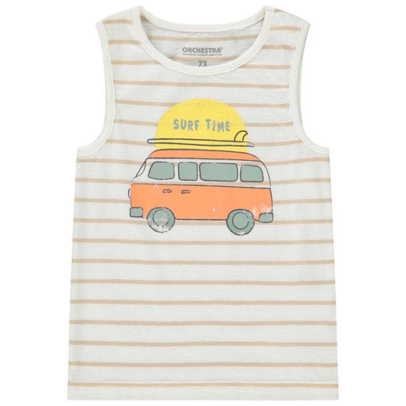 Débardeur jersey à motif fantaisie pour bébé garçon