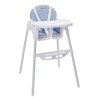 Coussin de chaise 2 en 1 Capucine bleu clair