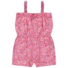 Combishort fluide imprimé floral fille