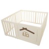 Parc modulable Joy en plastique blanc