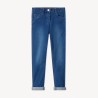 Jean skinny uni en denim fille