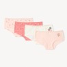 Lot de 4 shortys fantaisies fille