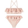 Maillot de bain 2 pièces à volants fille