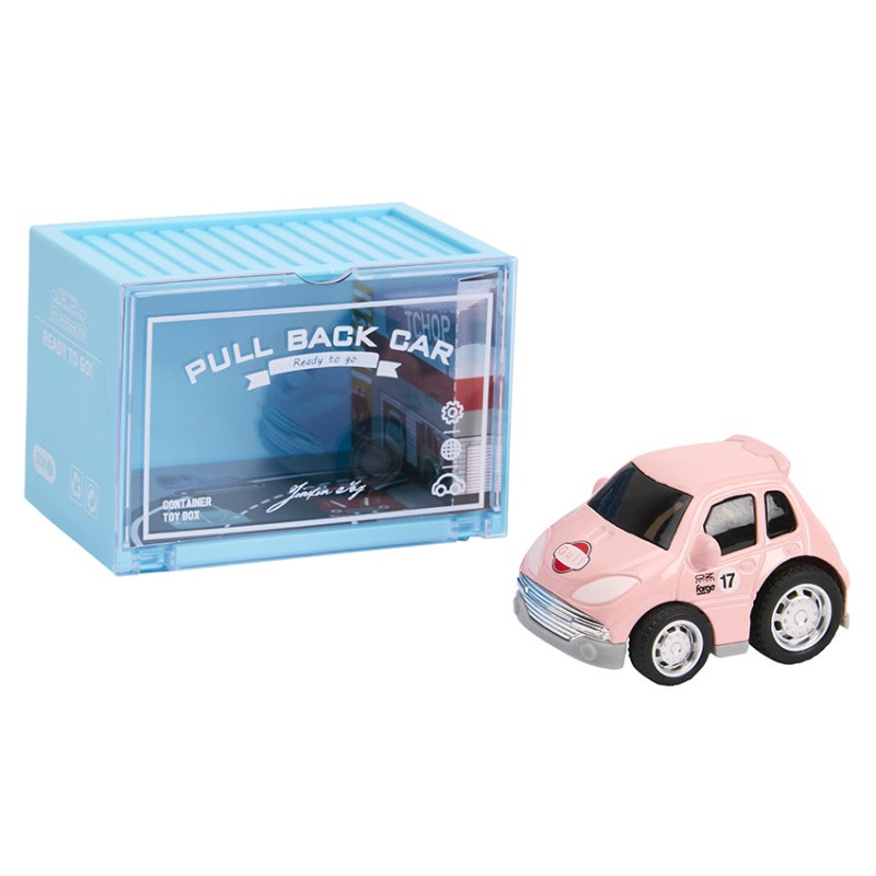 Véhicule miniature à friction Voiture de racing rose/noir